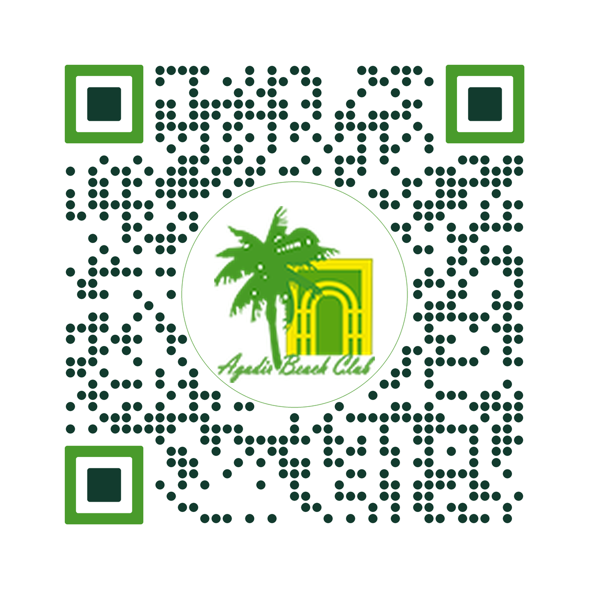 QR vers la démo, aux couleurs de Hotel Agadir Beach Club